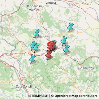 Mappa 85100 Potenza PZ, Italia (8.33933)