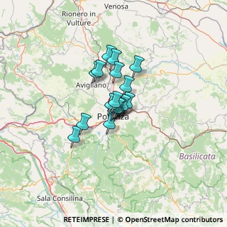 Mappa 85100 Potenza PZ, Italia (7.605)