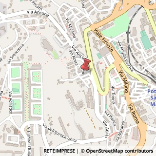 Mappa Via Sabbioneta, 117, 85100 Potenza, Potenza (Basilicata)