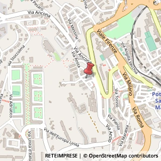 Mappa Via Sabbioneta, 124, 85100 Potenza, Potenza (Basilicata)