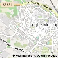 Mapa Ceglie Messapica