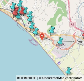 Mappa Via Agostino Di Bartolomei, 84131 Salerno SA, Italia (3.0795)