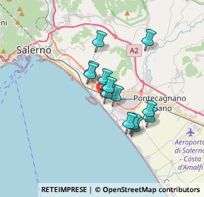 Mappa Via Agostino Di Bartolomei, 84131 Salerno SA, Italia (2.67615)