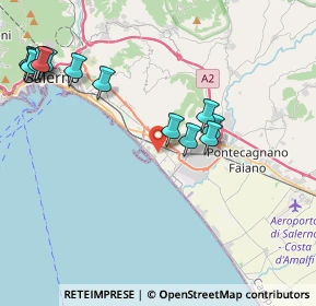 Mappa Via Agostino Di Bartolomei, 84131 Salerno SA, Italia (5.07077)