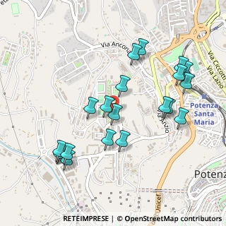 Mappa Piazzale Sofia, 85100 Potenza PZ, Italia (0.558)