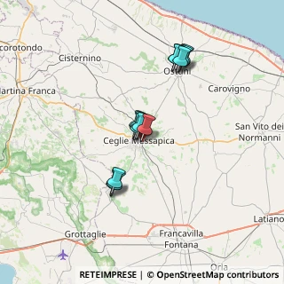 Mappa Via Eugenio Montale, 72013 Ceglie Messapica BR, Italia (6.09385)