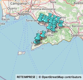 Mappa Via Petrignano, 80062 Meta NA, Italia (10.86944)