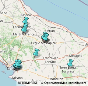 Mappa Via Francavilla, 72013 Ceglie Messapica BR, Italia (19.19375)