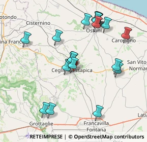 Mappa Via Francavilla, 72013 Ceglie Messapica BR, Italia (8.541)