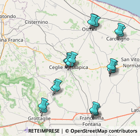 Mappa Via Francavilla, 72013 Ceglie Messapica BR, Italia (9.058)