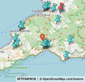 Mappa Via Tessa, 80069 Vico Equense NA, Italia (4.81579)