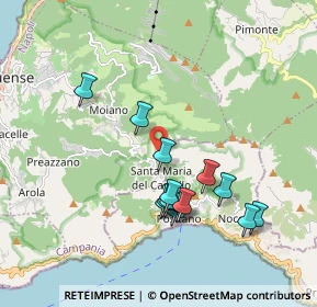 Mappa Via Tessa, 80069 Vico Equense NA, Italia (1.88786)