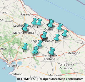 Mappa Via Istria, 72013 Ceglie Messapica BR, Italia (11.338)