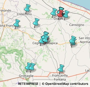 Mappa Via Istria, 72013 Ceglie Messapica BR, Italia (8.5265)