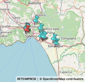 Mappa Via Scavata Case Rosse, 84131 Salerno SA, Italia (9.41)
