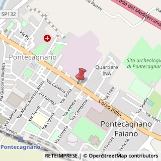 Mappa Corso Italia, 79, 84098 Pontecagnano Faiano, Salerno (Campania)