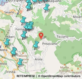 Mappa Via Cocurullo, 80069 Vico Equense NA, Italia (1.4035)
