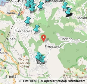 Mappa Via Cocurullo, 80069 Vico Equense NA, Italia (1.4935)