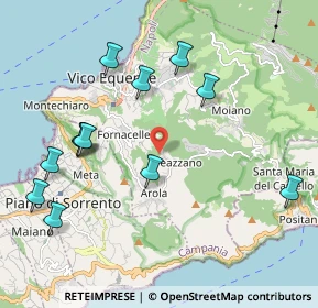 Mappa Via Cocurullo, 80069 Vico Equense NA, Italia (2.4325)