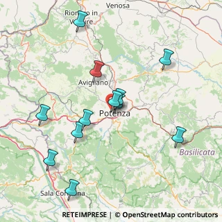 Mappa Piazzale Budapest, 85100 Potenza PZ, Italia (17.0925)
