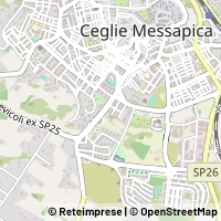 Mapa Ceglie Messapica