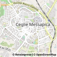Mapa Ceglie Messapica