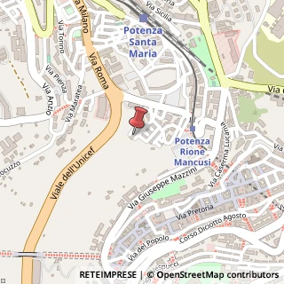 Mappa Via Mantova, 141, 85100 Potenza, Italia, 85100 Potenza, Potenza (Basilicata)