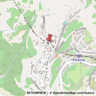 Mappa Via Marcantonio Vito, 3/C, 85055 Picerno, Potenza (Basilicata)