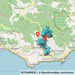Mappa Via Sariani, 80051 Agerola NA, Italia (1.311)