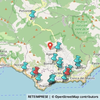Mappa Via Sariani, 80051 Agerola NA, Italia (2.766)