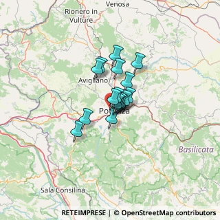 Mappa Via Vincenzo Verrastro, 85100 Potenza PZ, Italia (7.25059)