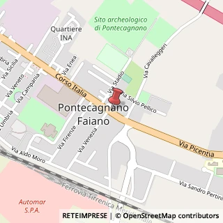 Mappa Piazza pio x, 1, 84098 Pontecagnano Faiano, Salerno (Campania)