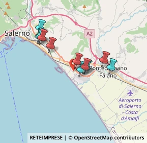 Mappa Via Tommaso Prudenza, 84131 Salerno SA, Italia (3.21909)
