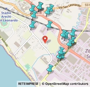 Mappa Via Tommaso Prudenza, 84131 Salerno SA, Italia (0.5865)