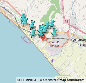 Mappa Via Tommaso Prudenza, 84131 Salerno SA, Italia (1.41692)