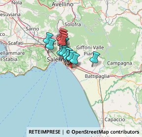 Mappa Via Tommaso Prudenza, 84131 Salerno SA, Italia (7.842)