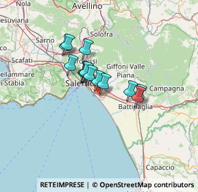 Mappa Via Tommaso Prudenza, 84131 Salerno SA, Italia (9.545)