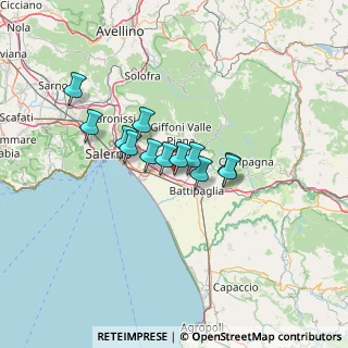 Mappa Via Pietro Mascagni, 84090 Montecorvino Pugliano SA, Italia (9.96083)