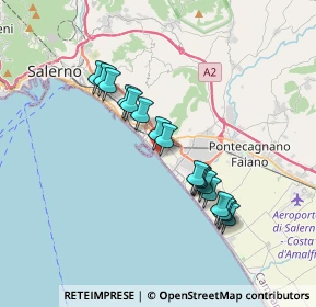 Mappa Via Salvatore Allende, 84131 Salerno SA, Italia (3.33412)