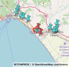 Mappa Via Salvatore Allende, 84131 Salerno SA, Italia (3.95077)