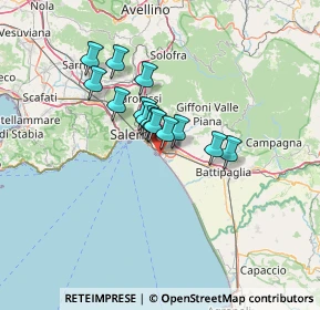 Mappa Via Salvatore Allende, 84131 Salerno SA, Italia (9.70857)