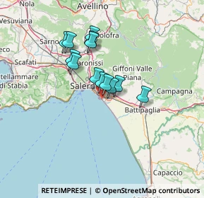 Mappa Via Salvatore Allende, 84131 Salerno SA, Italia (10.76077)