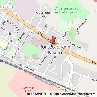 Mappa Via Firenze, 29, 84098 Pontecagnano Faiano, Salerno (Campania)