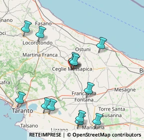 Mappa Via Calabria, 72013 Ceglie Messapica BR, Italia (18.43615)