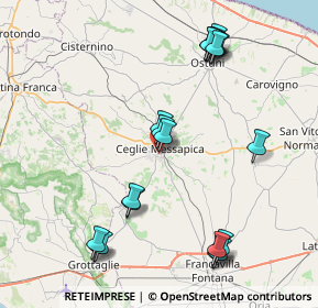 Mappa Via Calabria, 72013 Ceglie Messapica BR, Italia (9.822)