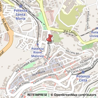 Mappa Via Giuseppe Mazzini, 134, 85100 Potenza, Potenza (Basilicata)