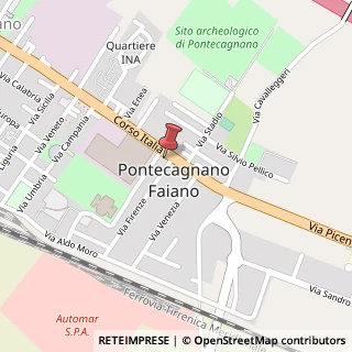Mappa Via Firenze, 2, 84098 Pontecagnano Faiano, Salerno (Campania)