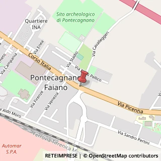 Mappa Via Picentia, 34, 84098 Pontecagnano Faiano, Salerno (Campania)