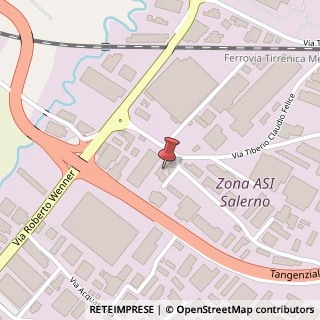Mappa Via Tiberio Claudio Felice, 12, 84131 Salerno, Salerno (Campania)