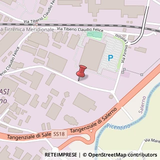 Mappa Via Scavata Case Rosse, 60, 84131 Salerno, Salerno (Campania)